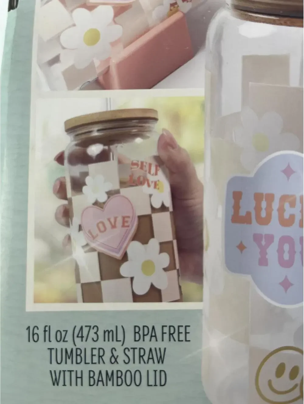 STMT DIY Custom Tumbler Kit with Transfer Designs and Applicator Tool BPA Free